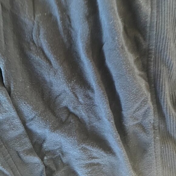 ATHLETA Nirvana Black Hoodie Wrap Open Cardigan Medium - Picture 9 of 11